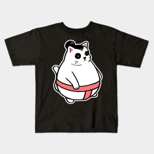 chonky sumo cat Kids T-Shirt